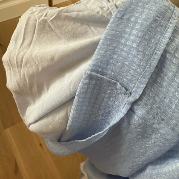 Massimo Dutti Gingham Lace Blouse Size 2 - Picture 4 of 5